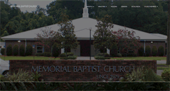Desktop Screenshot of memorialbaptist.net