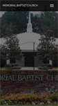 Mobile Screenshot of memorialbaptist.net
